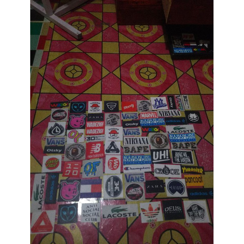 Jual stiker bahan Chromo laminasi doff 130 biji | Shopee Indonesia