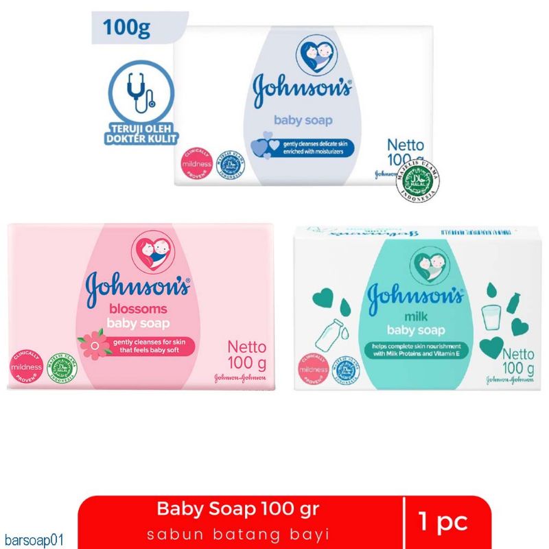 Jual Johnsons Baby Soap 100g (Sabun Batang) | Shopee Indonesia