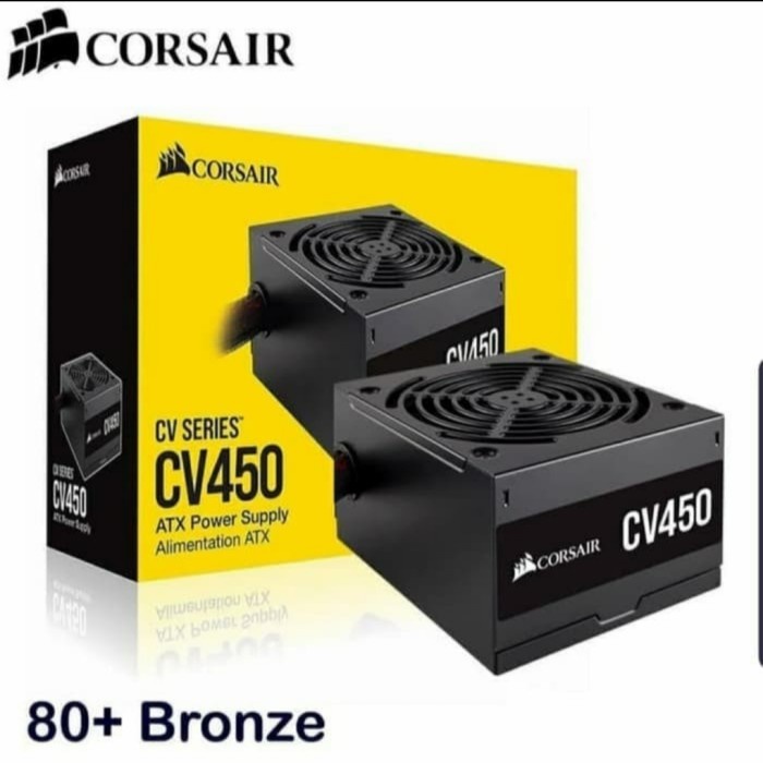 Jual Power Supply Corsair cv450 450 watt 80 plus Bronze Garansi Resmi ...