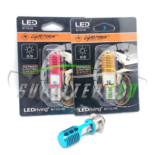 Jual Lampu Led Motor Socket H6 8 Mata Led Light Force | Shopee Indonesia