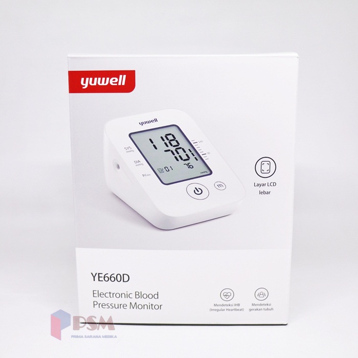 Jual Tensimeter Digital Yuwell 660 D B / Tensi Digital Alat Cek Tekanan ...