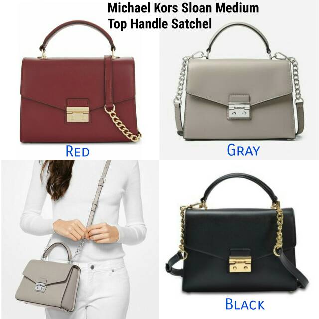 Michael kors sloan top handle online satchel