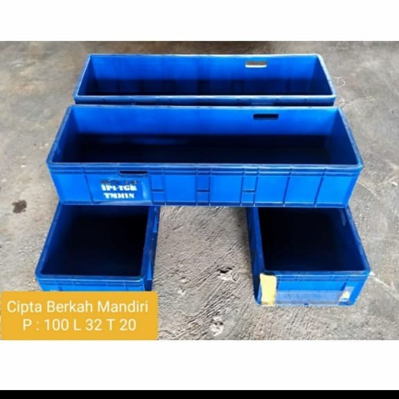 Jual Bak Plastik Tebal / Box Wadah Kotak Penyimpanan / Bak Ikan 100 CM ...