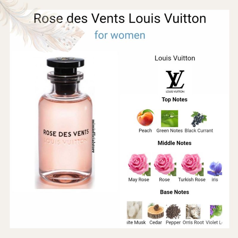 Jual Best Seller PARFUM LV ROSE DES VENTS PARFUME WANITA 100 ML ORIGINAL  FROM SINGAPORE