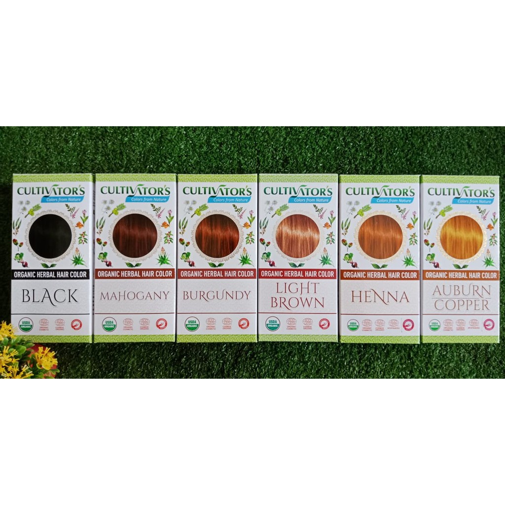 Jual Cultivator Organic Herbal Hair Color 100g | Shopee Indonesia