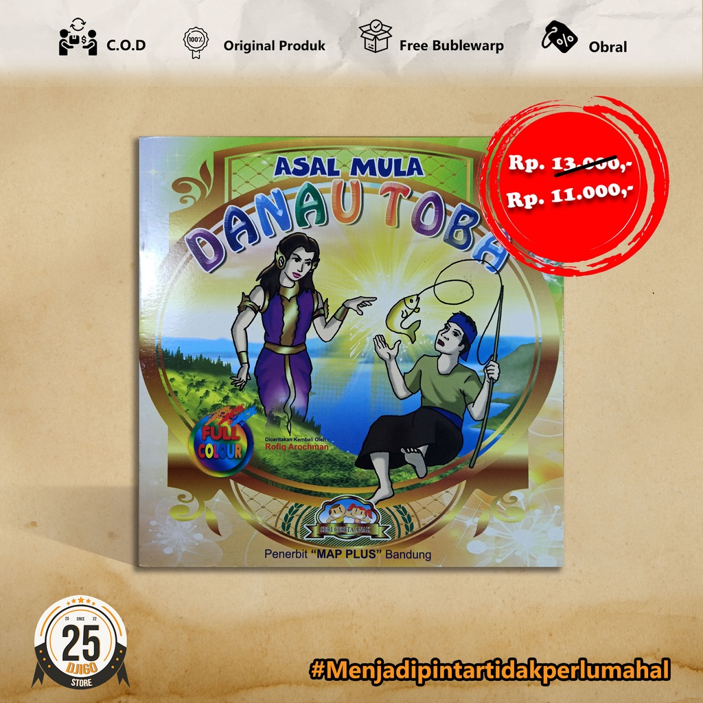 Jual Buku Cerita Anak : Asal Mula Danau Toba (Dongeng) | Shopee Indonesia