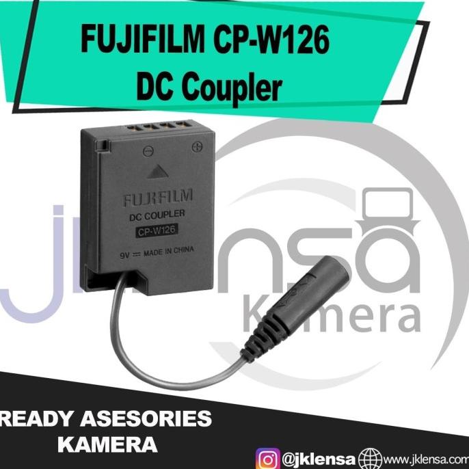 Jual FUJIFILM DC Coupler CPW126 / Fuji CP W126 DC Coupler ORIGINAL