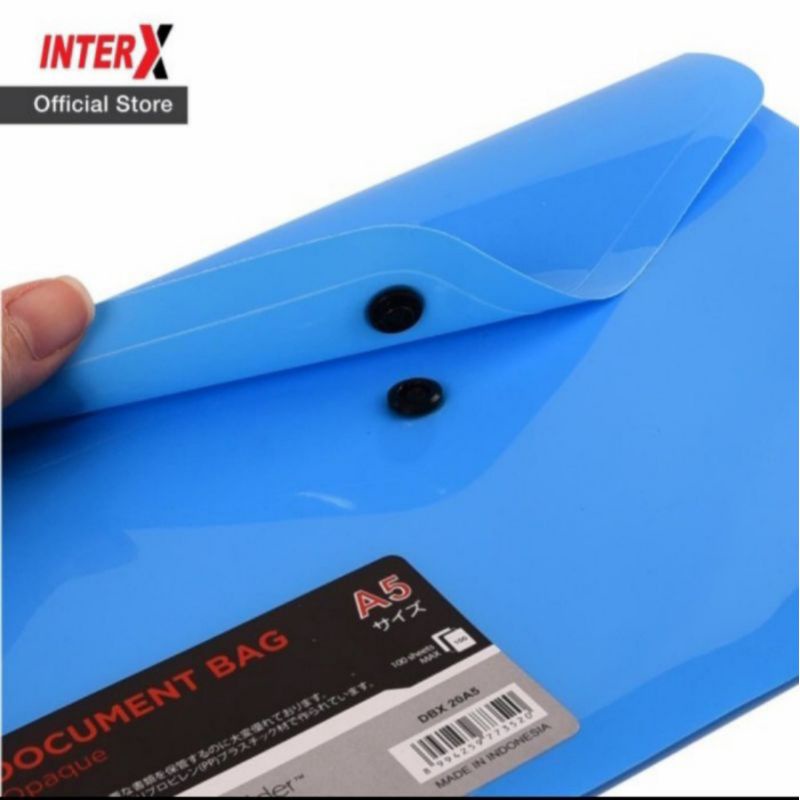 Jual Inter X map kancing A5 opaq / solid isi (12 pcs) | Shopee Indonesia