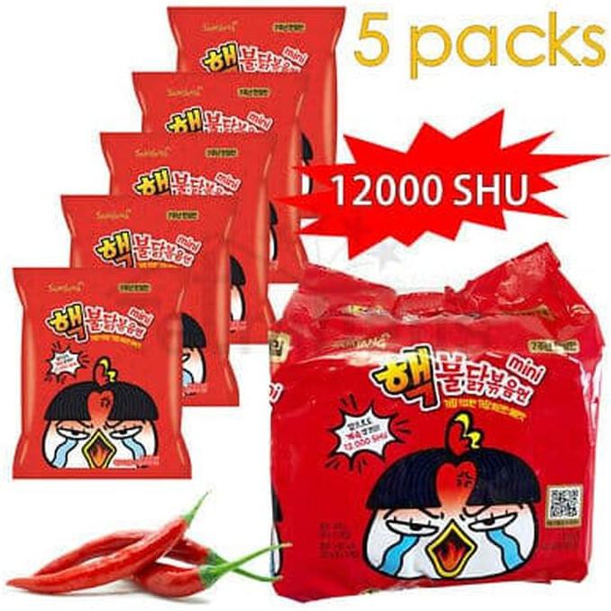 Jual SAMYANG BULDAK MINI 12000 SHU Noodle 5 x 80gr (Made in Korea