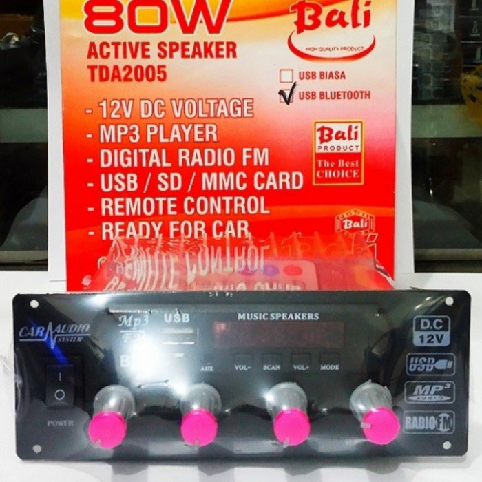 Jual Eklusif Kit Power Amplifier Speaker Aktif Active Stereo 12V