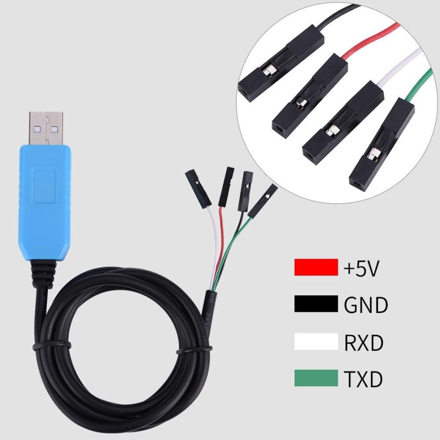 Jual USB to TTL Serial RS232 PL2303 USB Serial Adapter Converter ...
