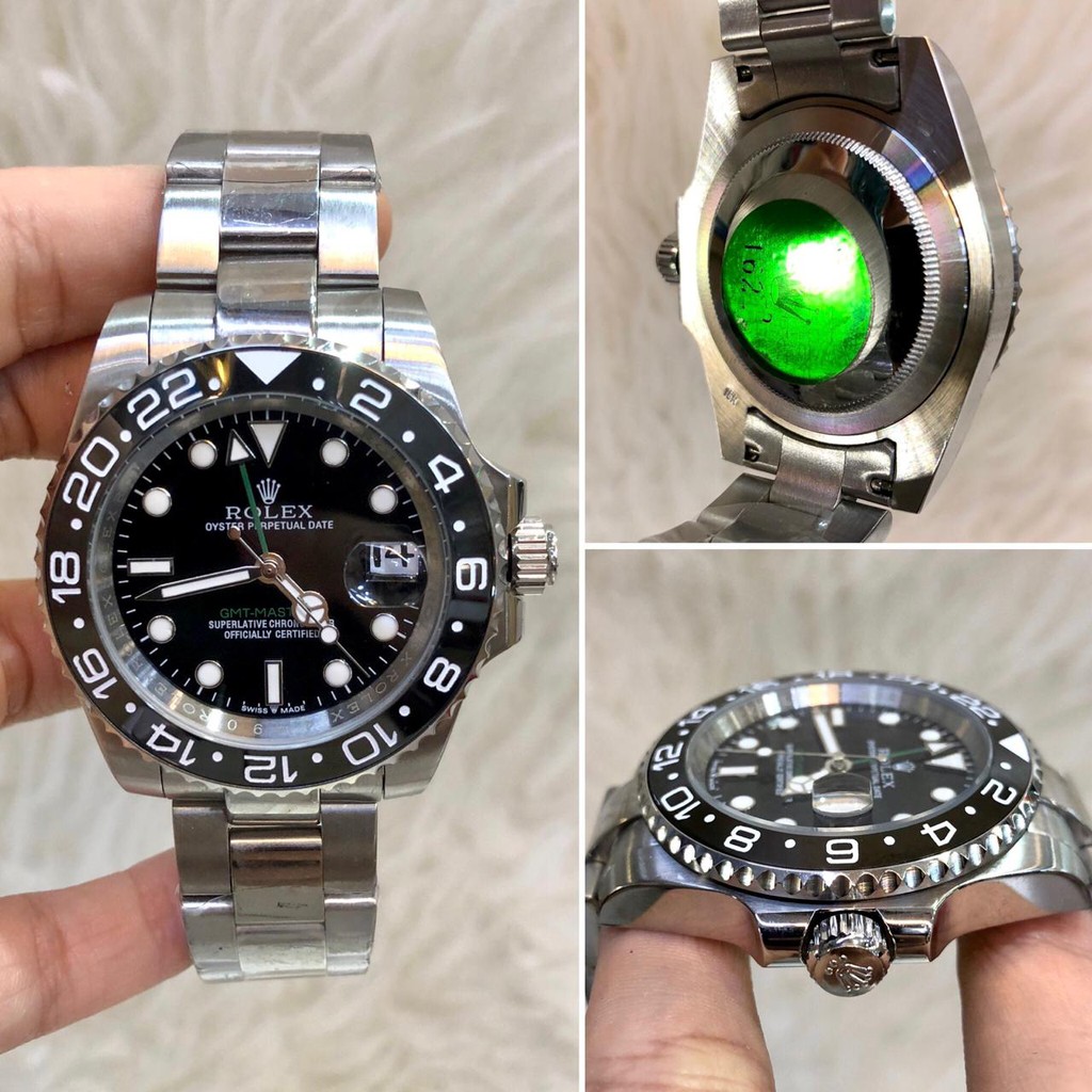 Jual Obral Jam Rolex Batman Pepsi GMT Master II AL Ori BM Silver Stainless Import Special Edition Shopee Indonesia