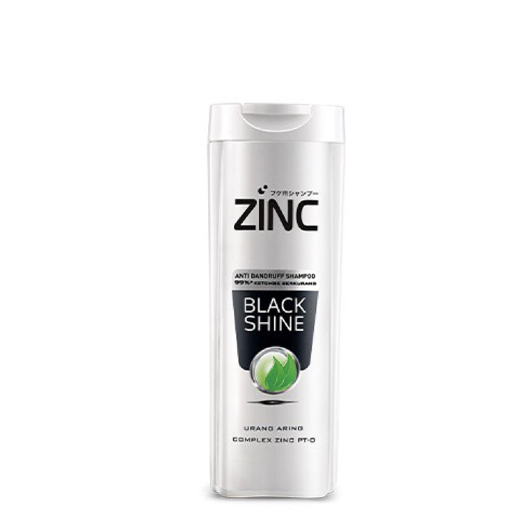 Jual Zinc Shampoo Black Shine Botol 170 ml Shopee Indonesia
