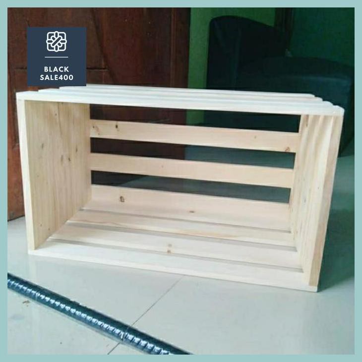 Jual Wood Crates Jati Belanda 60X35X35 Cm Shopee Indonesia