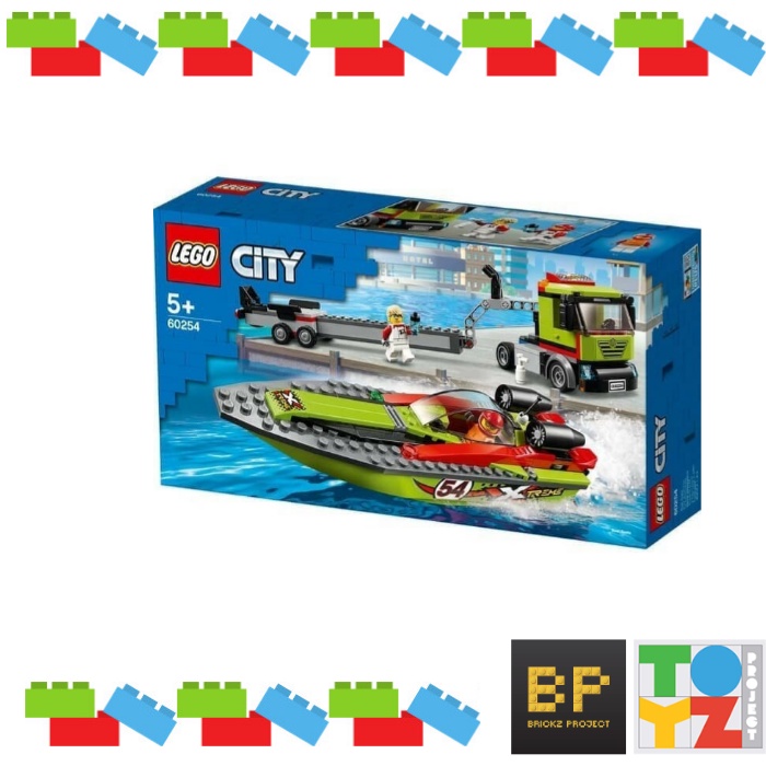 Jual Lego 60254 City Race Boat Transporter | Shopee Indonesia