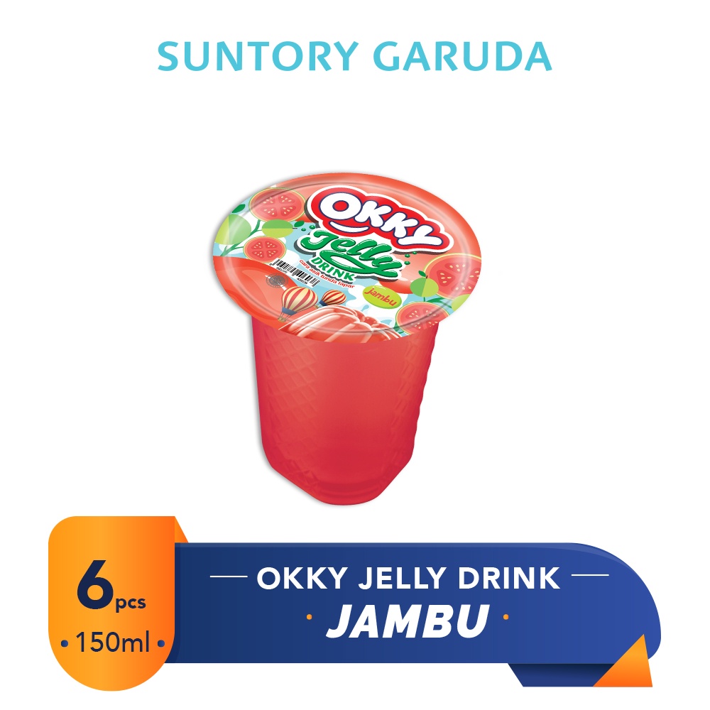 Jual Okky Jelly Drink Jambu 145 ML (6 pcs) Shopee Indonesia