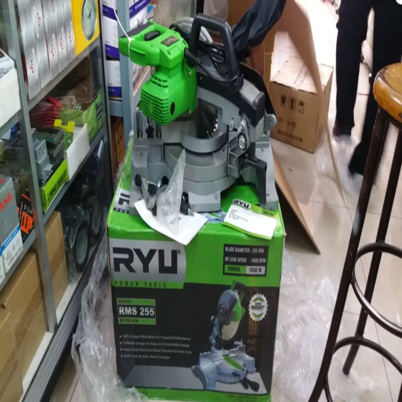 Jual MESIN POTONG ALMUNIUM ALUMINIUM RYU RMS255 MITTER SAW RYU 10