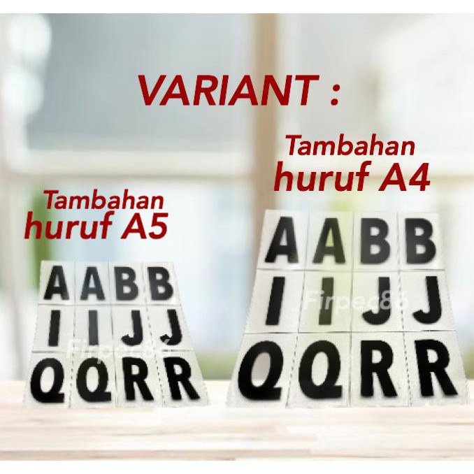 Jual HURUF Lampu Display Letter Light Box decoration Cinematic Letter ...