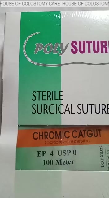 Jual STERILE SURGICAL SUTURE CATGUT CHROMIC 0 POLYSUTURE 100 METER ...