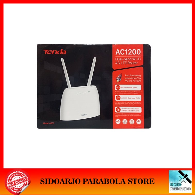 Jual Router Wifi Hotspot Unlock Modem 4G LTE Tenda 4G07 5Ghz Dual Band ...