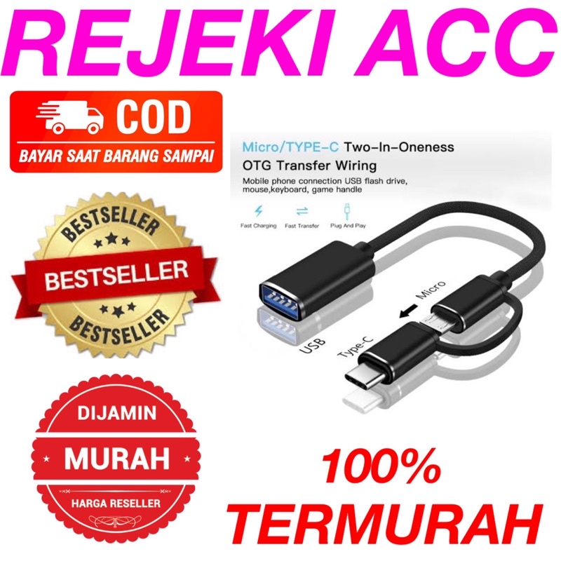 Jual Kabel Otg In Multifungsi Bahan Besi Hight Speed Usb Micro