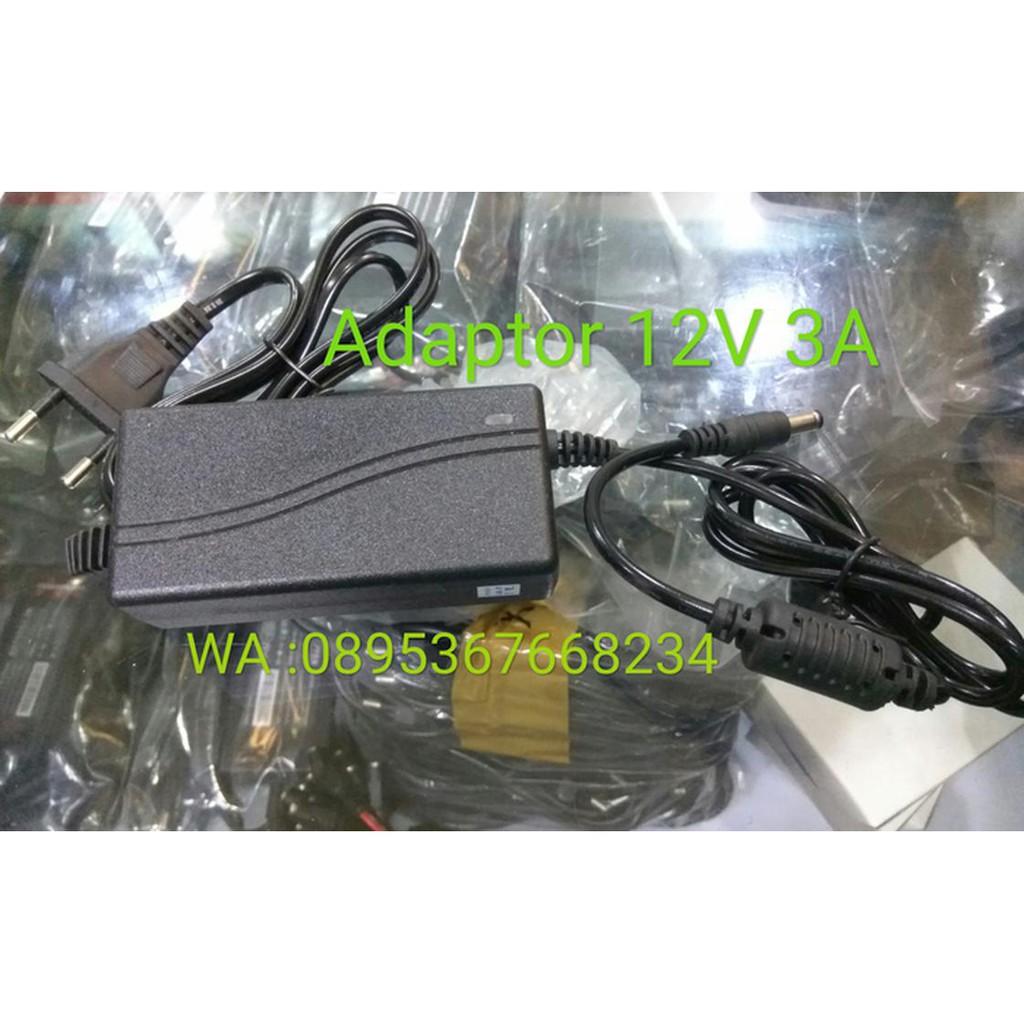 Jual Adaptor 12V 3A Adaptor DVR Adaptor LED Adaptor Pompa DC | Shopee ...