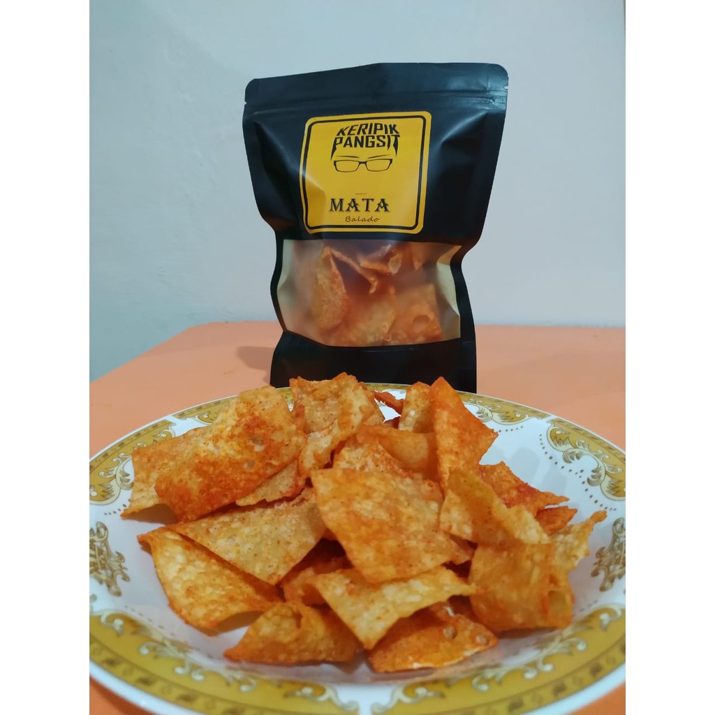 Jual KRIPIK PANGSIT RASA BALADO 100 gr | Shopee Indonesia