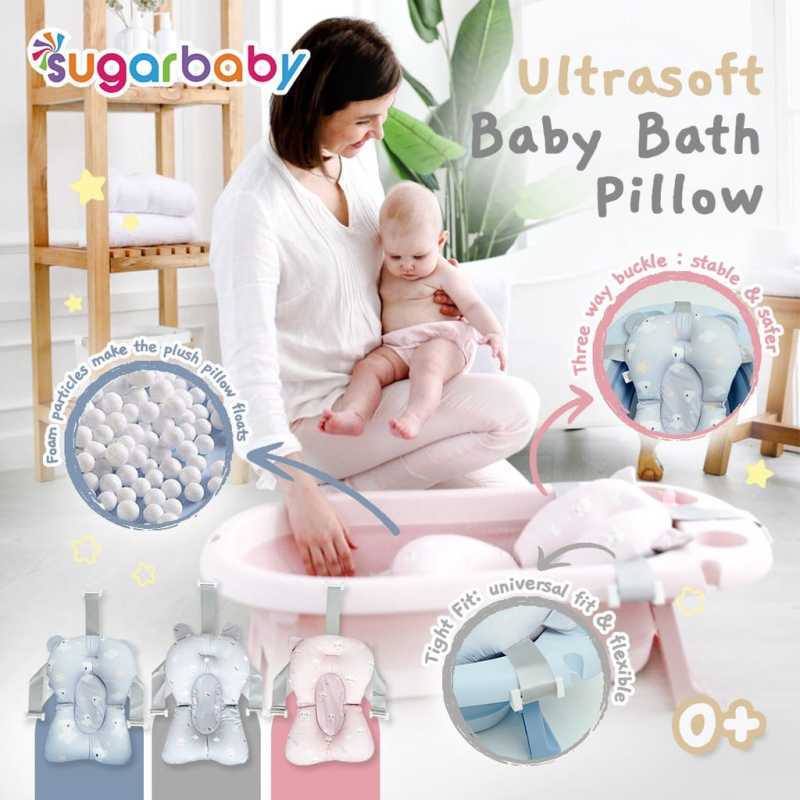 Jual Sugar Baby Ultrasoft Baby Bath Pillow Alas Mandi Bayi Shopee