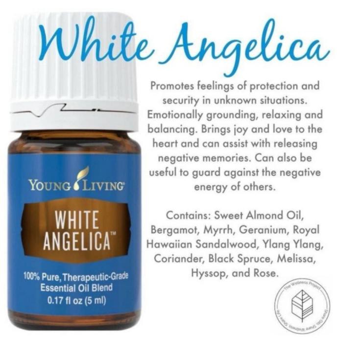 White angelica essential oil young deals living