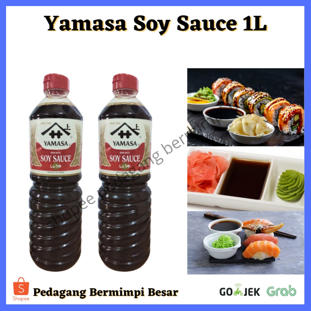 Jual Yamasa Soy Sauce 1L/ Shoyu / Japanese Soy Sauce/ Yamasa Shoyu ...