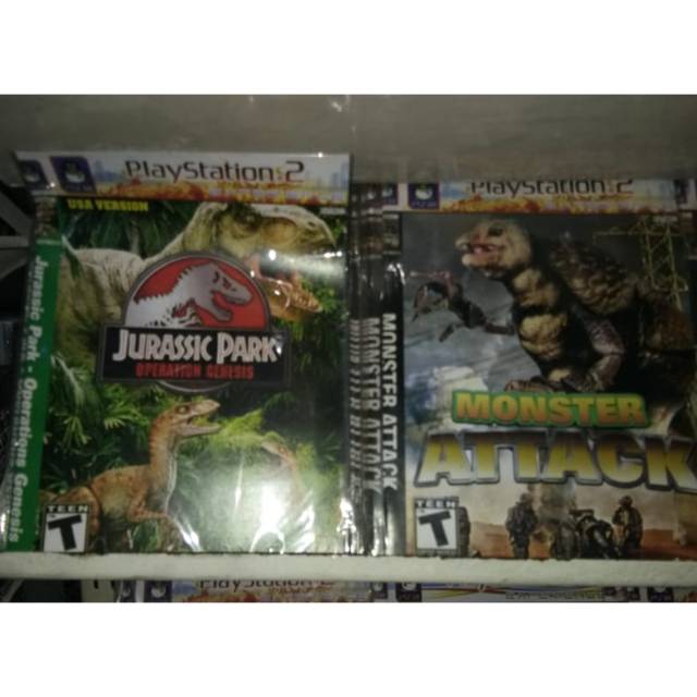 Jual Kaset Ps2 Jurassic Park Monster Attack Kualitas Terjamin Shopee Indonesia