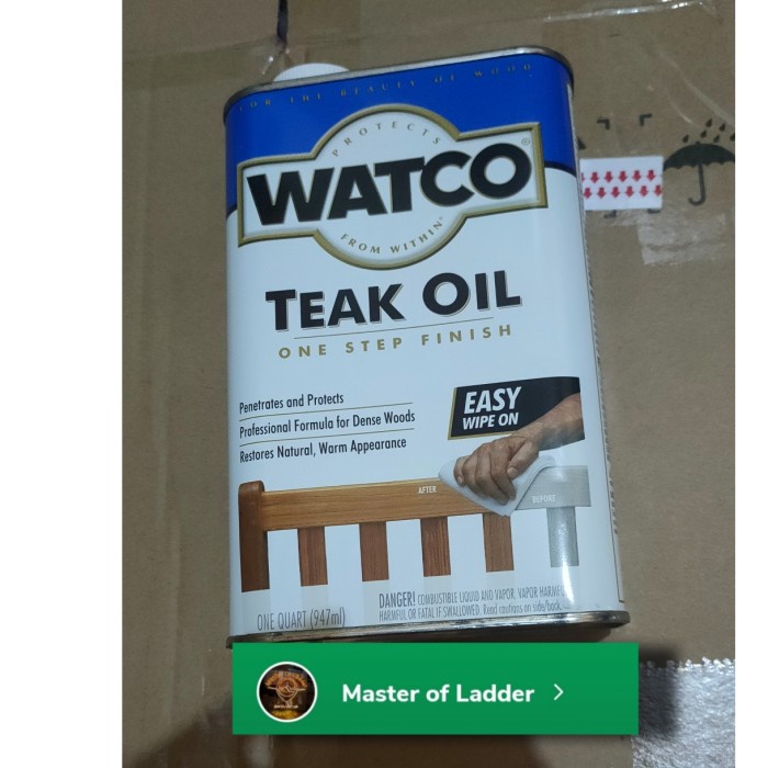 Jual Watco Teak Oil Varnish Kayu Pemoles kayu made in USA | Shopee