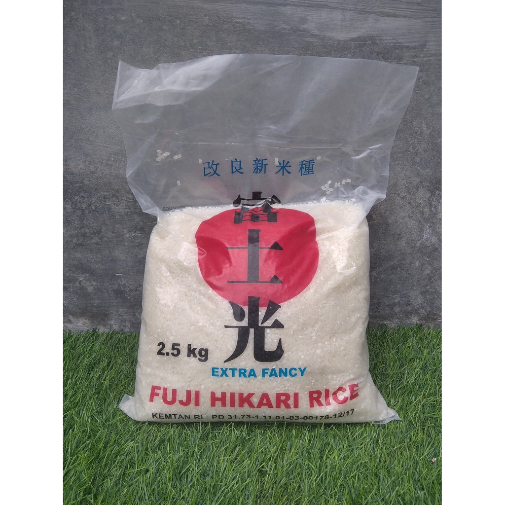 Jual Beras Jepang (Fuji Hikari Rice) kemasan 2.5 kg | Shopee Indonesia