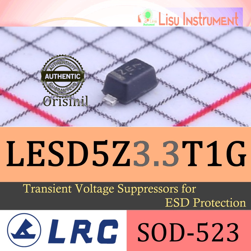 Jual LESD5Z3.3T1G ZE 3.3V Transient Voltage Suppressors for ESD