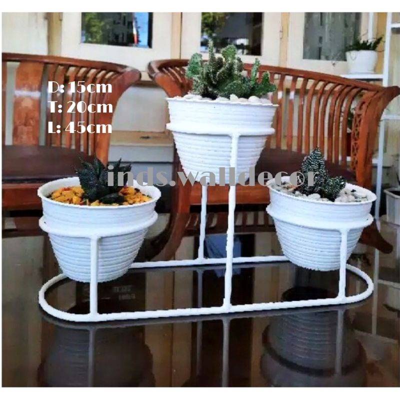 Jual Rak Pot Bunga Tanaman | Standing Pot Vas Bunga Tanaman | Rak Bunga ...
