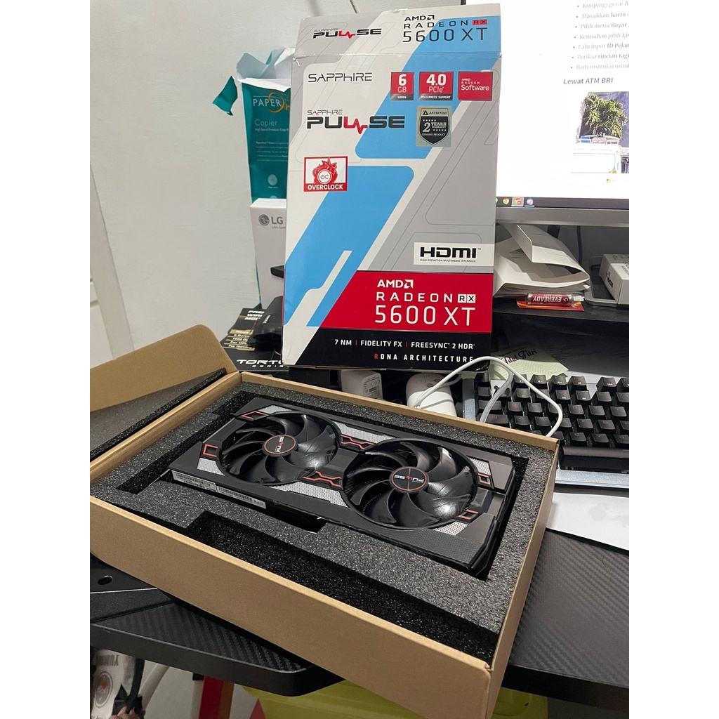 Jual VGA SAPPHIRE - PULSE RX 5600 XT 6G GDDR6 | Shopee Indonesia