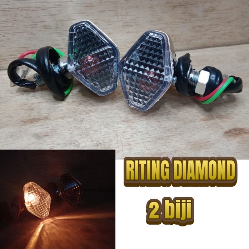 Jual Pl Variasi Motor Lampu Sein Sen Riting Reteng Diamond Gma