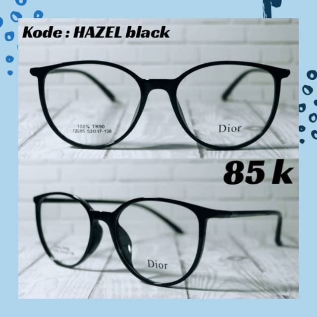 Jual Frame Kacamata Minus Silinder Plus Baca Terbaru Murah kode Hazel ...