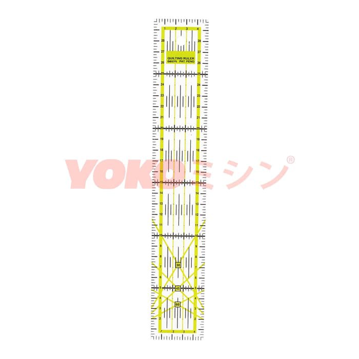 Jual Quilting Ruler / Penggaris Jahit - YOKO 30 x 5 cm (08570) | Shopee ...