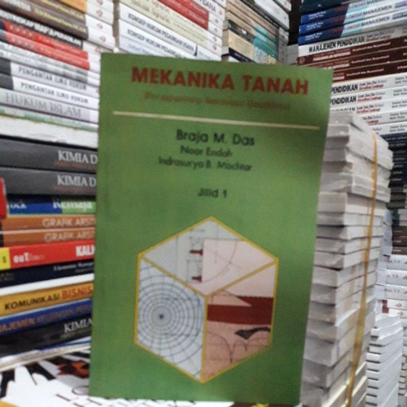 Jual Buku Mekanika Tanah Jilid 1 Braja M Das Shopee Indonesia 5670