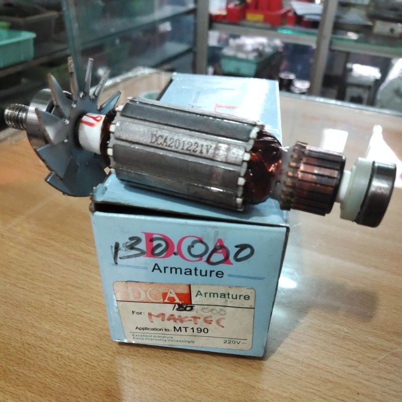 Jual 1 Paket Angker MT 190 DCA 2 Bearings Depan Belakang | Armature ...
