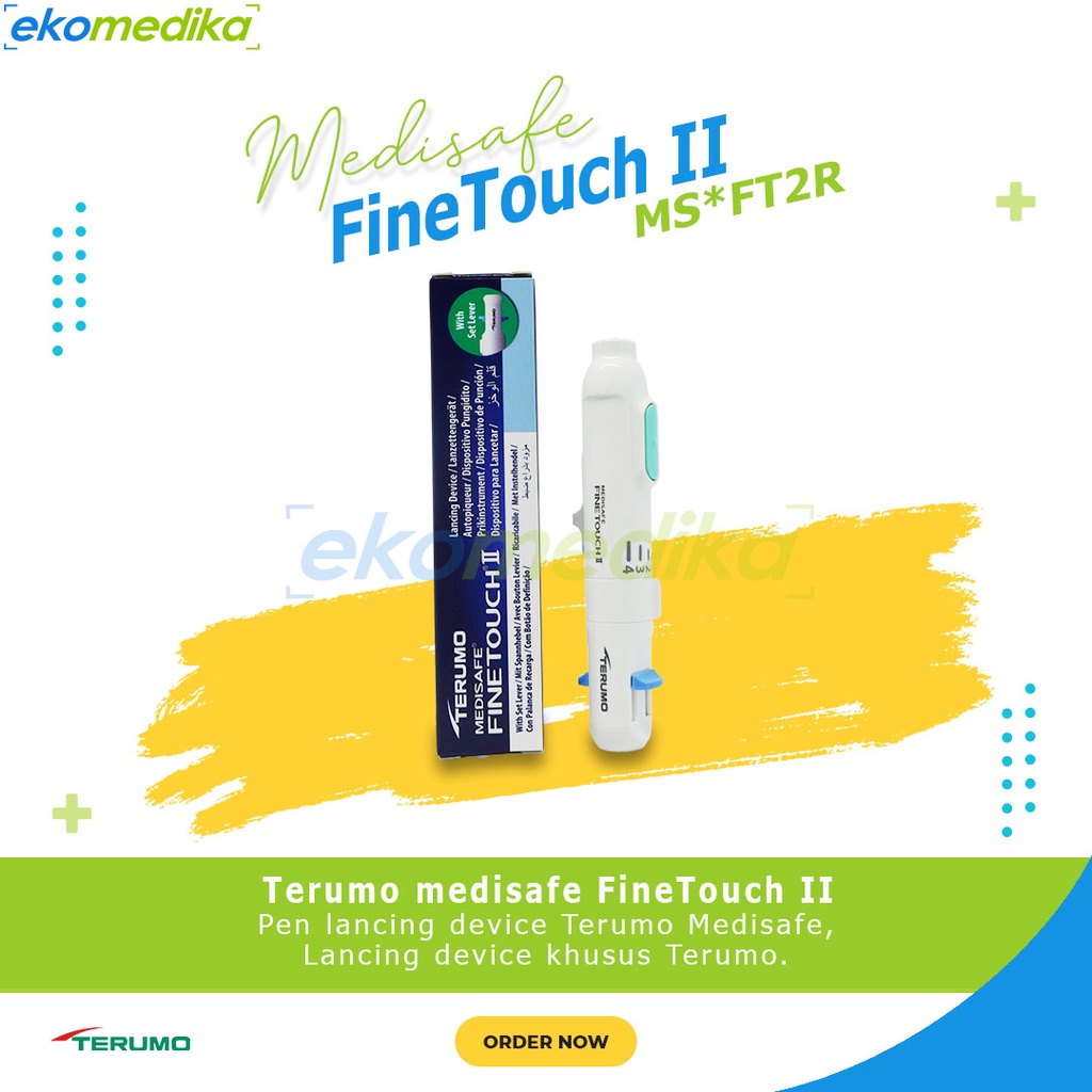 Jual Pena Penusuk Terumo Medisafe Fine Touch autoclick holder / Lancing