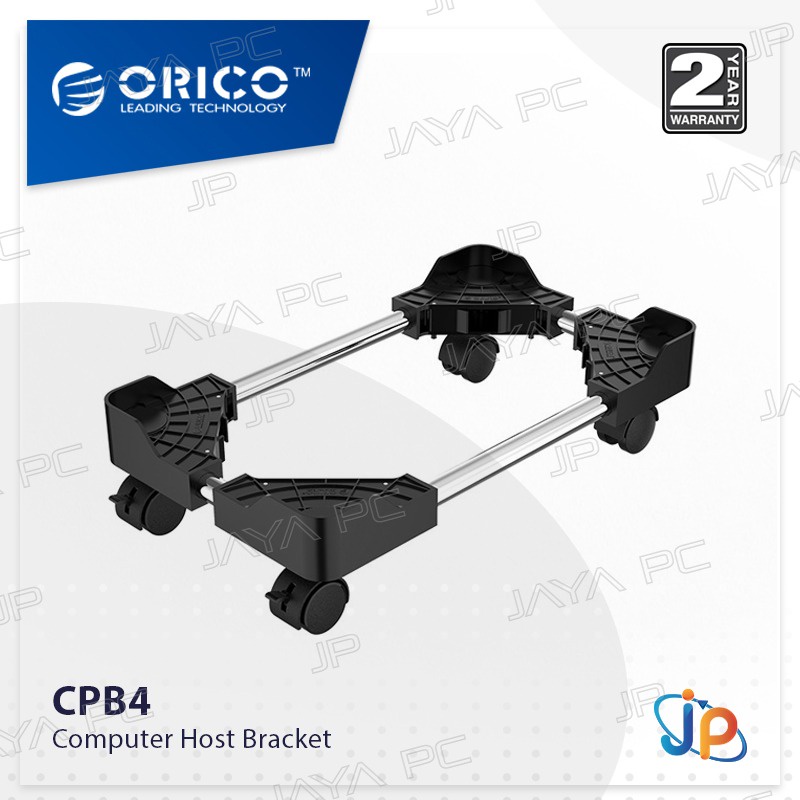 Jual Orico CPB4 Computer Host Bracket with Wheels/ Alas CPU Komputer ...