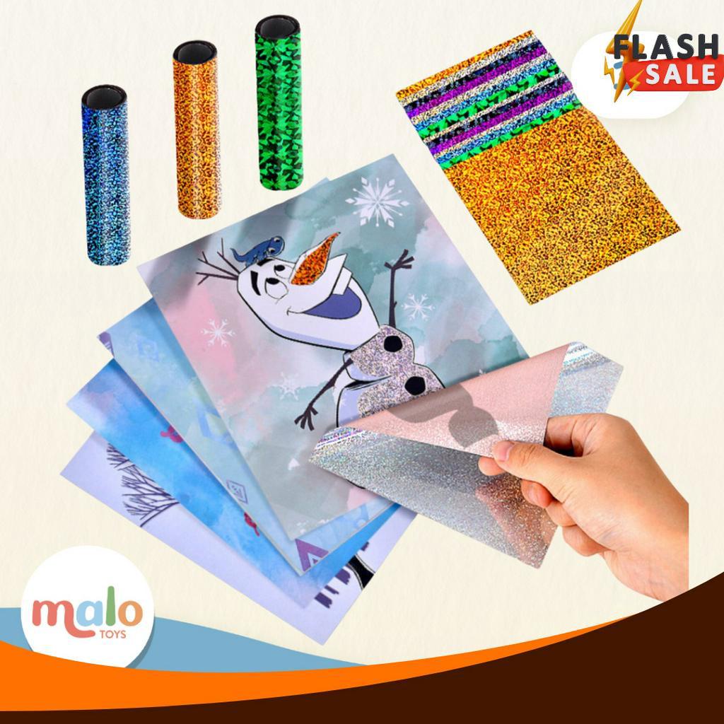 Jual PRODUCT TERPOPULER MALOTOYS Foil Art Frozen Princess Craft Paper ...