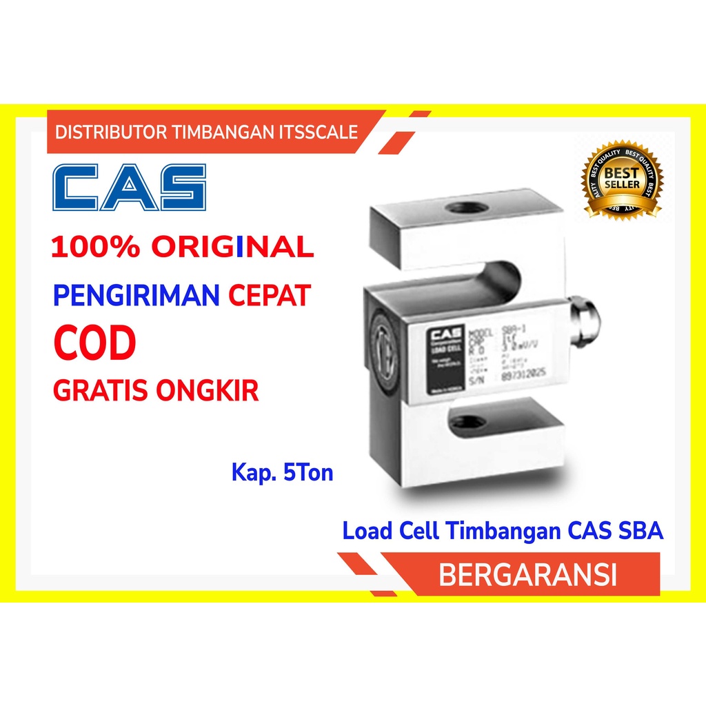 Jual Load Cell Timbangan Cas Sba Kapasitas Kg Ton Shopee Indonesia