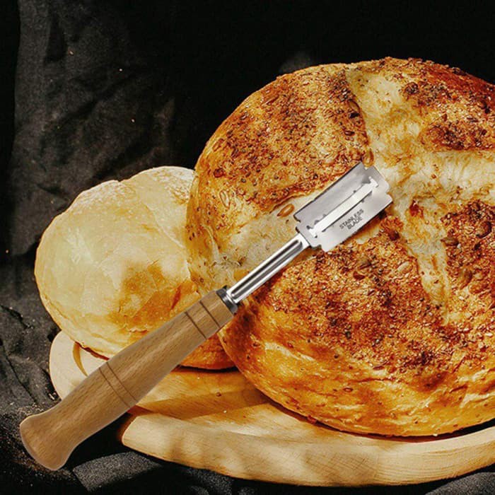 Jual Khusus Roti Busur Melengkung Pisau Roti Barat Baguette Cutting ...