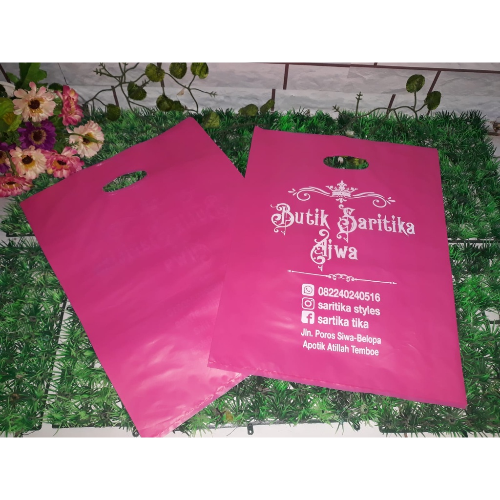 Jual Plastik Plong Free Sablon Plastik Plong Tebal Murah Shopee Indonesia