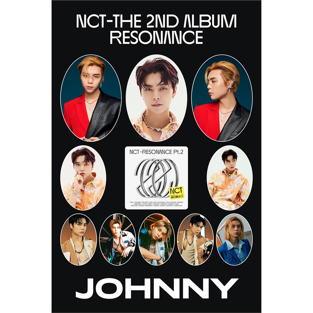 Jual Stiker nct 127 johnny Kpop sticker a6 Nct 2020 Resonance arrival ...