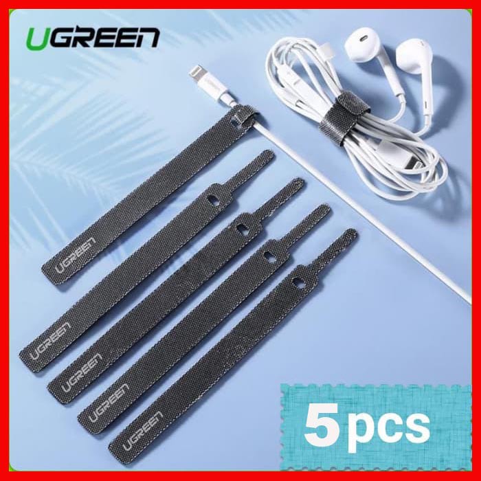 Jual Ugreen Pengikat Kabel Velcro Strap isi 5 Pc Cable Ties Rapi ...
