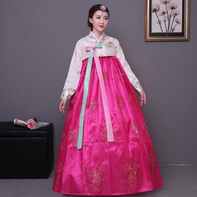 Jual HANBOK KOREA/ PAKAIAN ADAT KOREA (Cosplay wanita Korea) Shopee